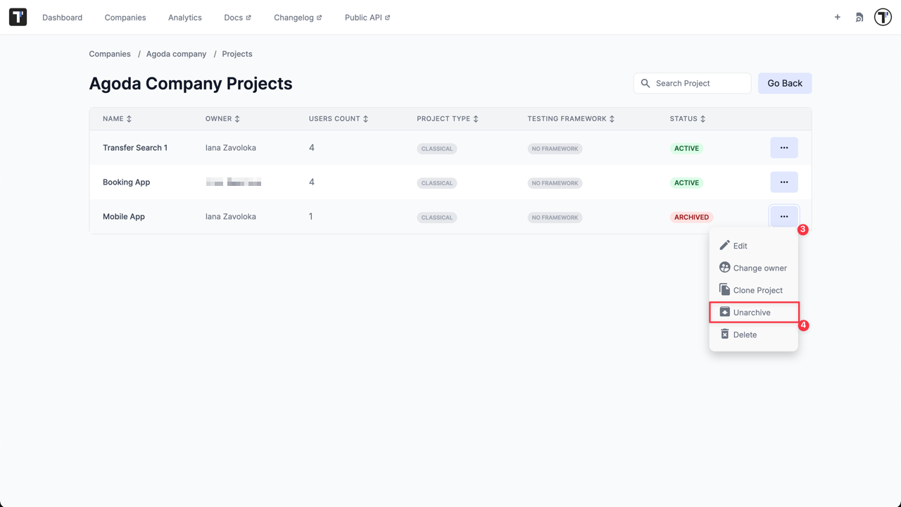 Testomat.io - Archive